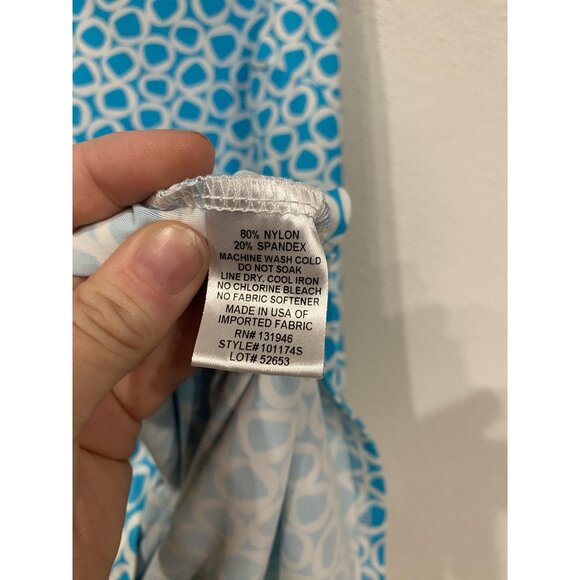 Jude Connally Dress Womens Small Geometric Sleeveless Shift Made in USA Summer - Picture 3 of 4